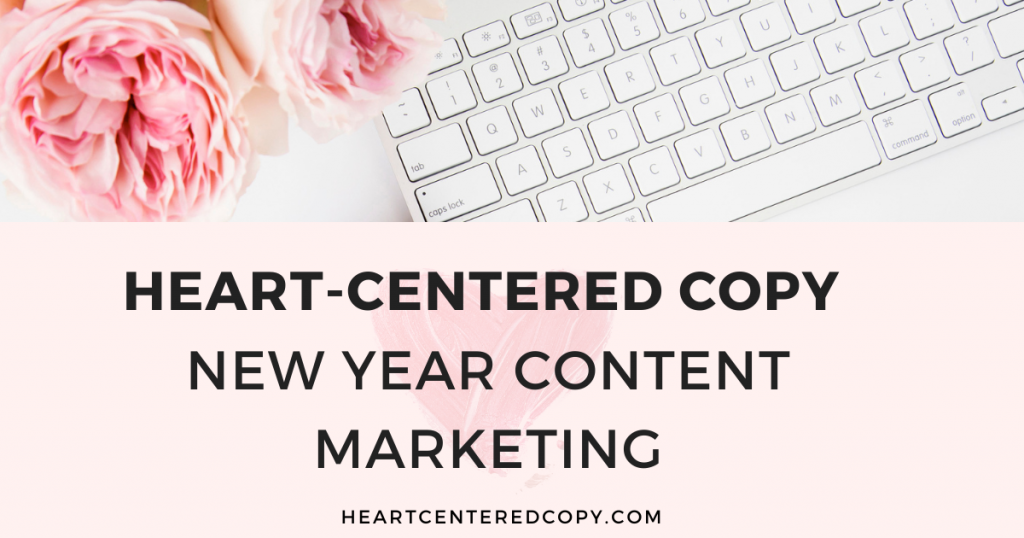 New Year content marketing